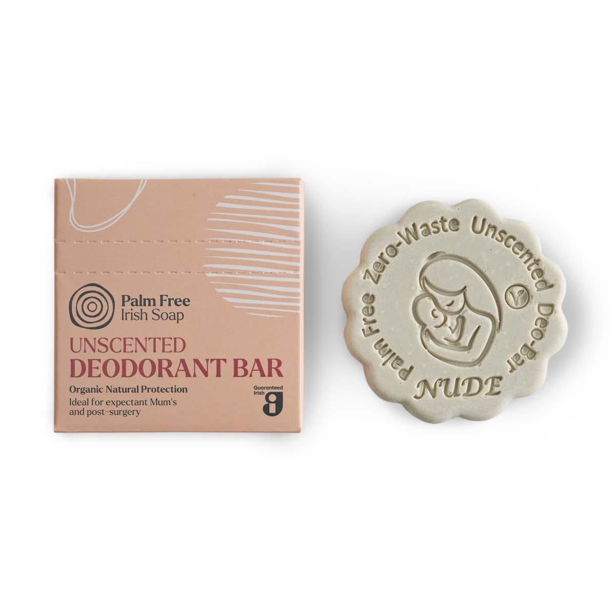 Palm Free Irish Unscented Deodorant Bar