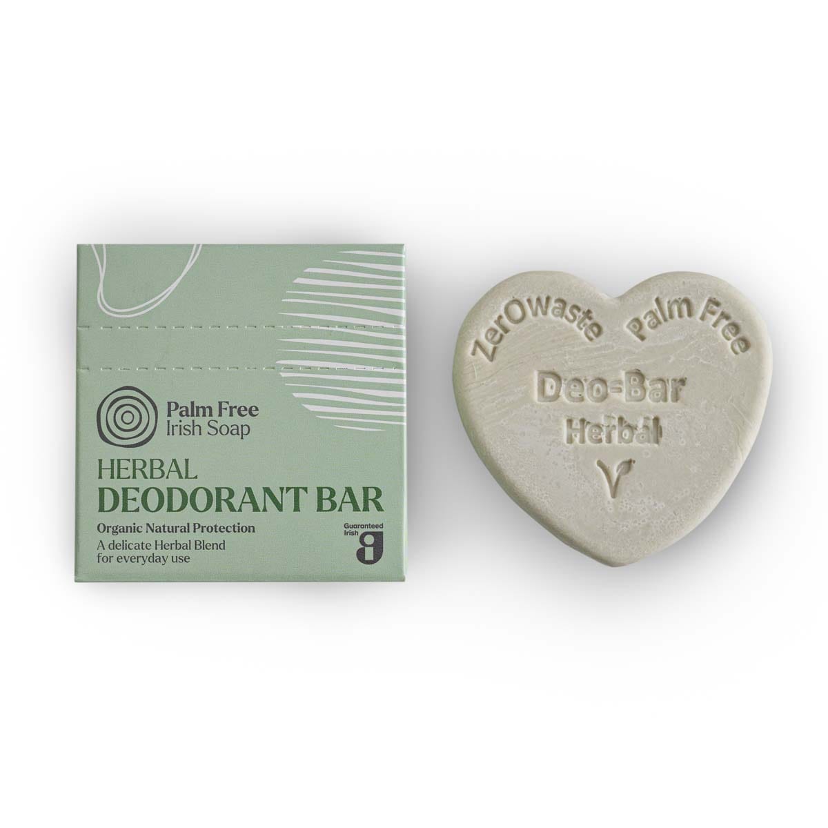 Palm Free Irish Zero-Waste Herbal Deodorant Bar