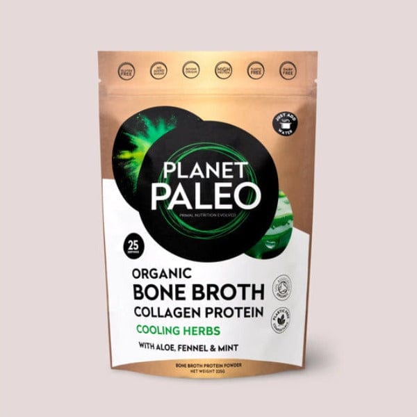 Planet Paleo Organic Bone Broth - Cooling Herbs 225g