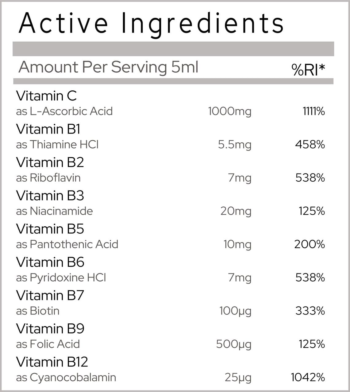 Porebski Liposomal Vitamin C & B Complex 500ml