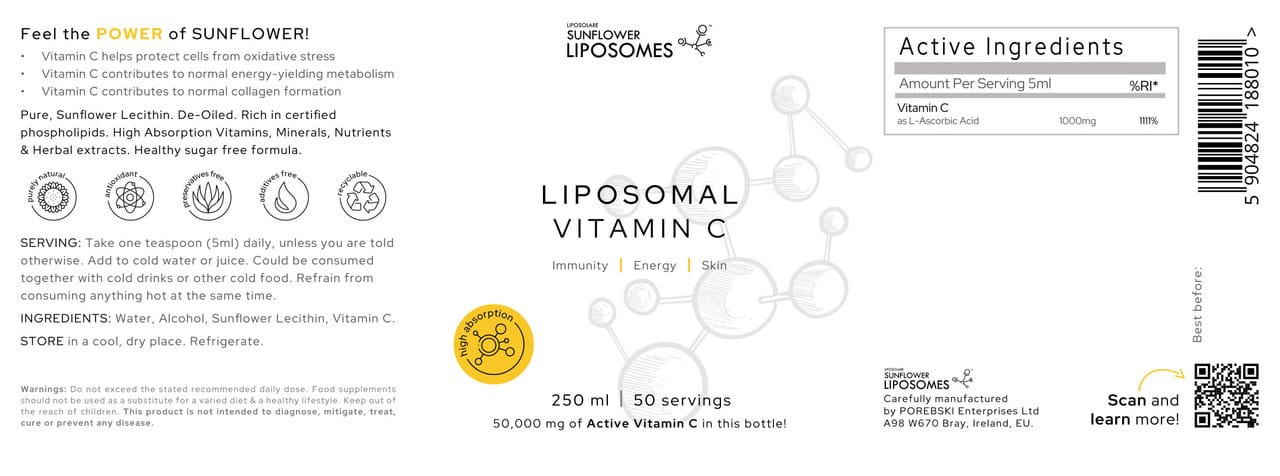 Porebski Liposomal Vitamin C Liquid