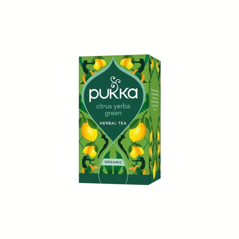 Pukka Organic Citrus Yerba Green Tea 20 Bags