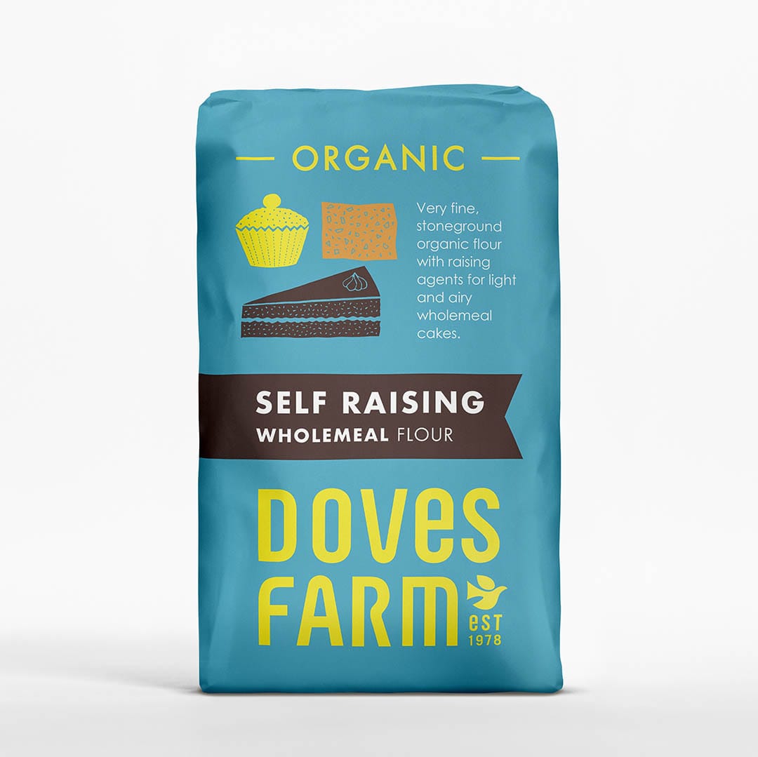 Doves Farm Organic Self-Raising Wholemeal Flour 1kg
