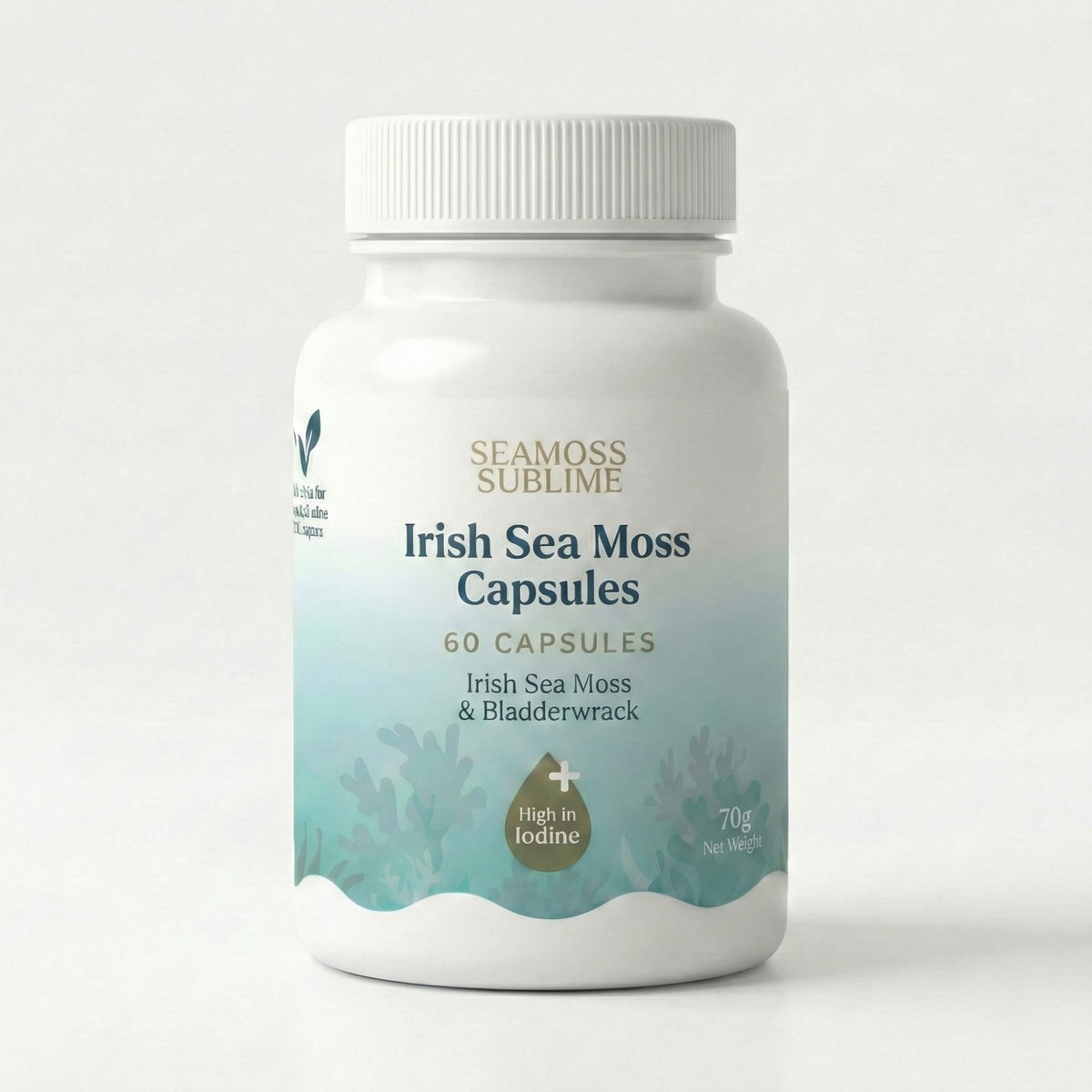 Sea Moss Sublime Sea Moss & Bladderwrack 60 Caps