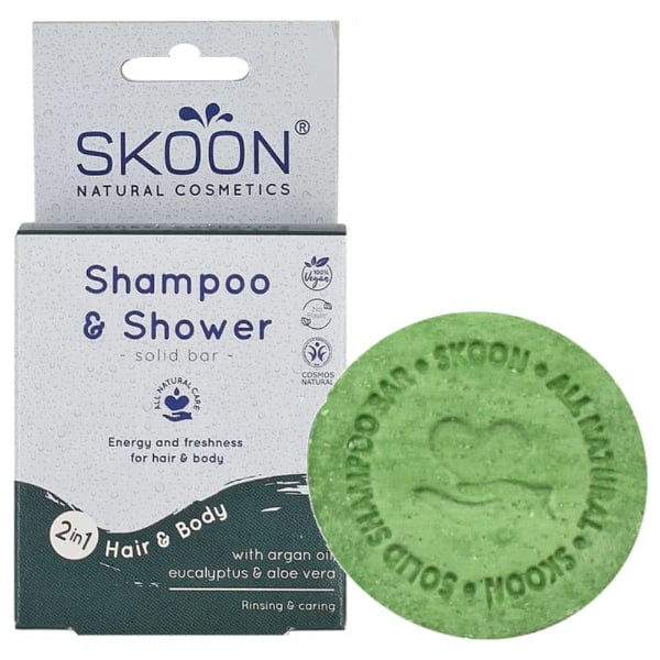 Skoon Solid 2-in-1 Shower & Shampoo Bar 90g