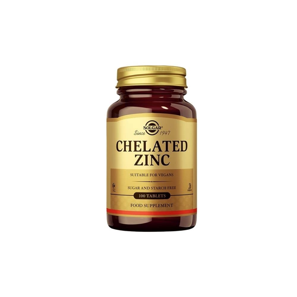 Solgar Chelated Zinc 100 Tabs