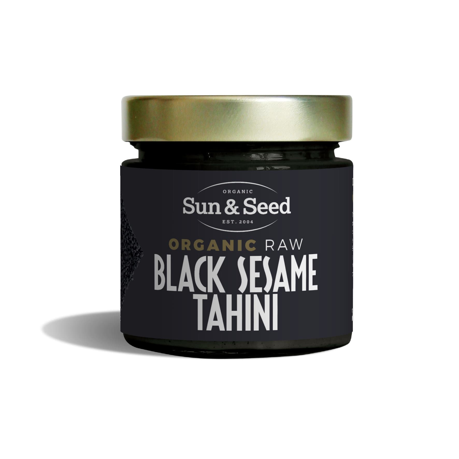 Sun & Seed Organic Black Sesame Tahini 200g