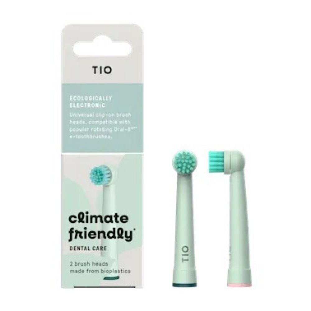 TIO Tiomatik Electric Rotating Toothbrush Heads – 2 pack oral B
