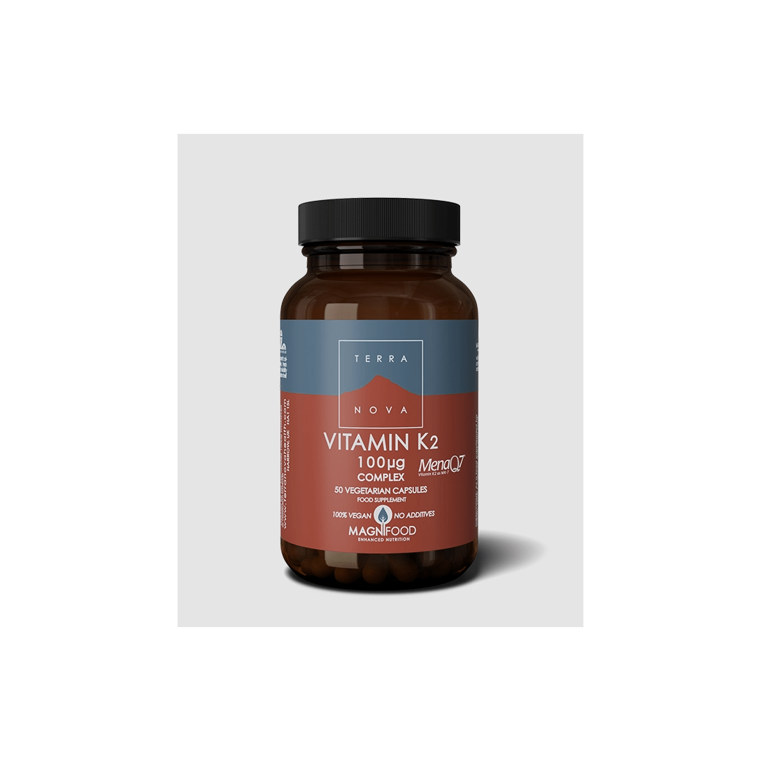 Terranova Vitamin K2 (as MenaQ7) 100μg 50 Caps