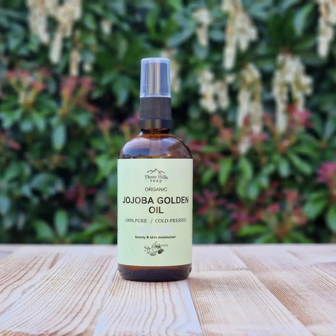 Three Hills Organic Jojoba Golden Oil 100ml
