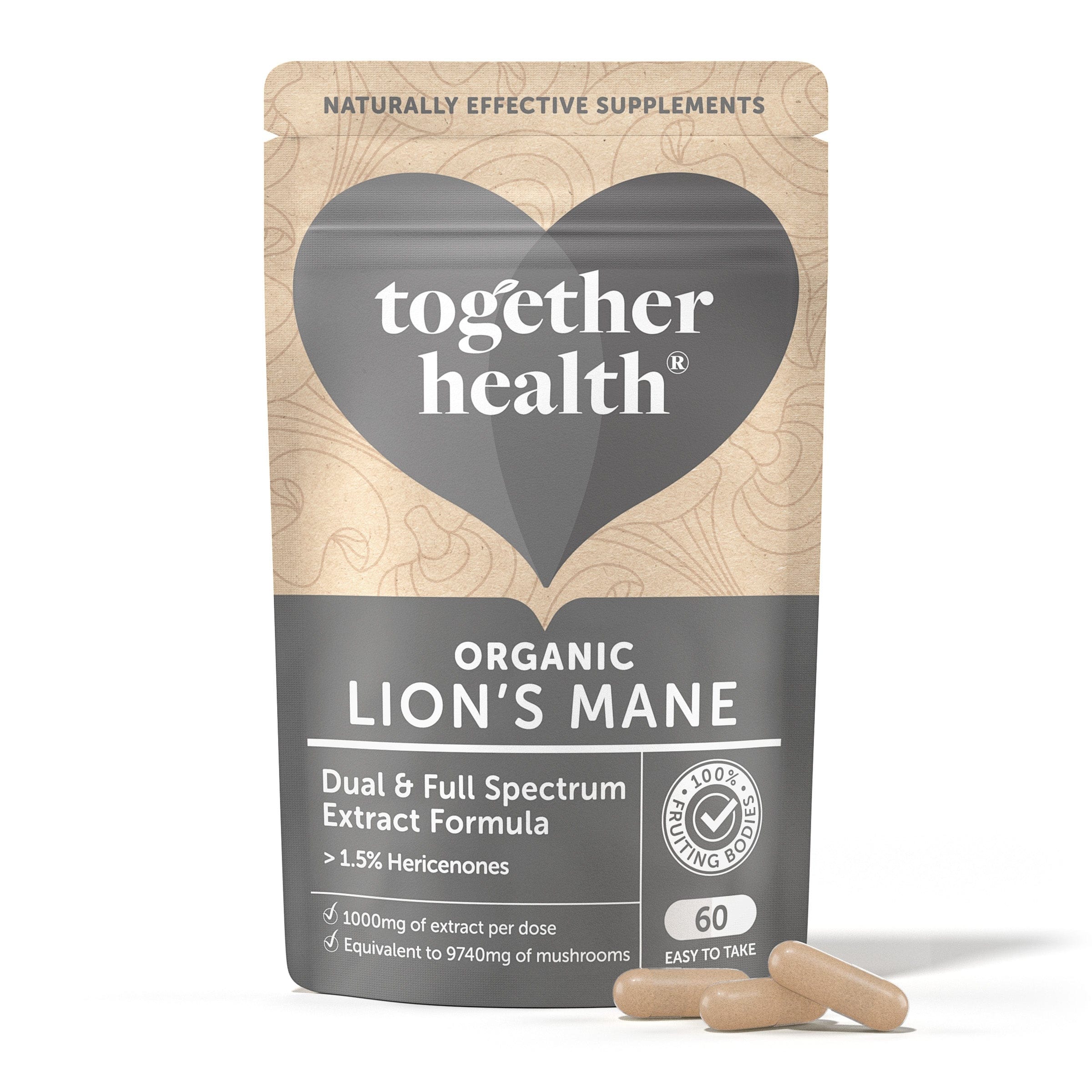 Together Organic Lion's Mane 60 Caps