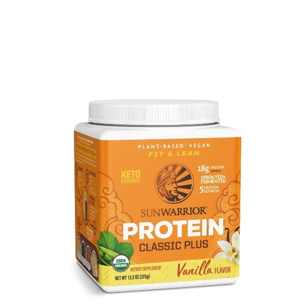 Sunwarrior Organic Classic Plus Protein Powder Vanilla 375g