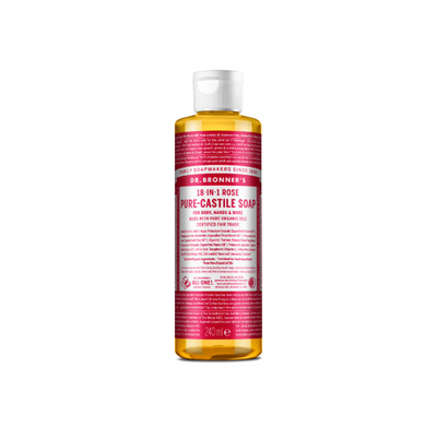 Dr Bronner's Castile Liquid Soap Rose