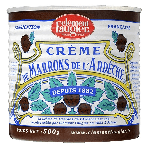 Clément Faugier Sweetened Chestnut Puree 500g