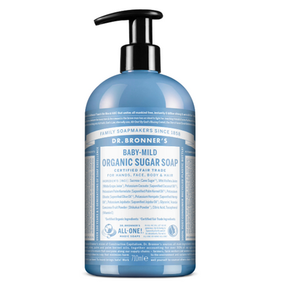 Dr Bronner's Baby Unscented Sugar Soap