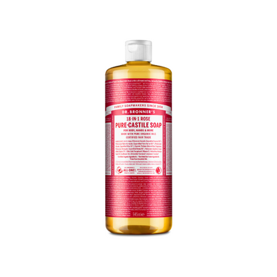 Dr Bronner's Castile Liquid Soap Rose