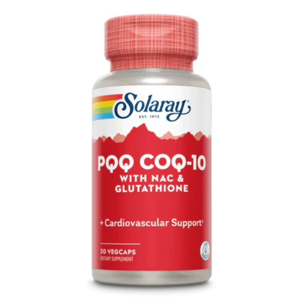Solaray PQQ CoQ10 NAC & Glutathione 30 Caps