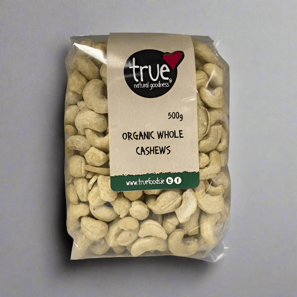 Organic Whole Cashew Nuts 500g