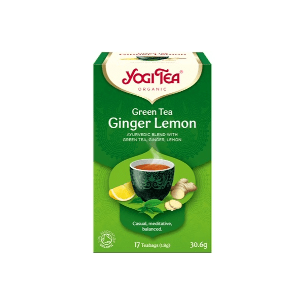 Yogi Organic Green Tea Ginger Lemon 17 Tea Bags