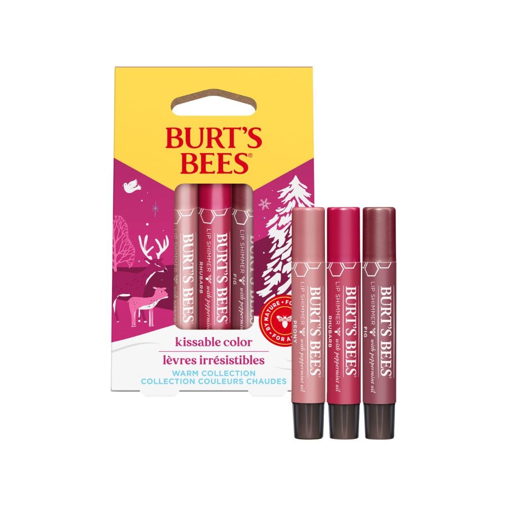 Burt's Bees Kissable Colour Lip Shimmer Trio