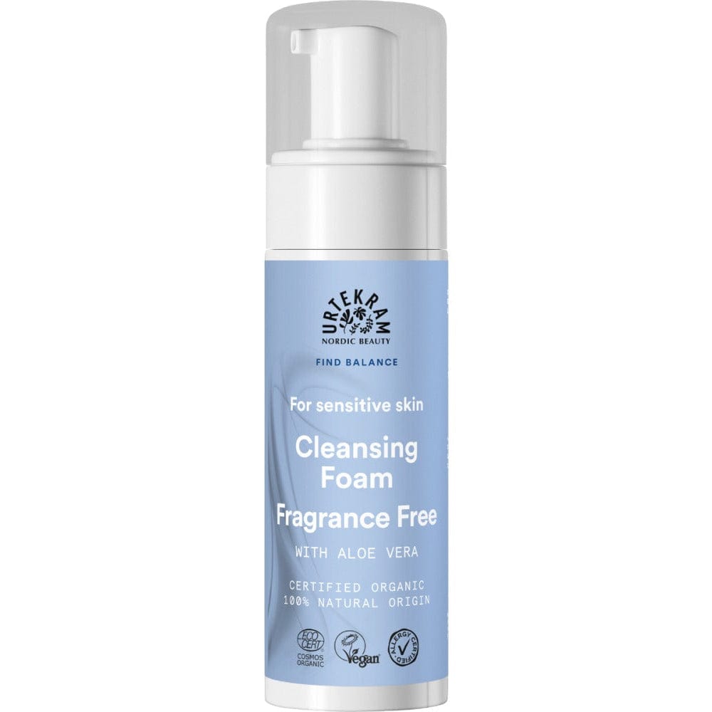Urtekram Fragrance Free Cleansing Foam- Sensitive Skin 