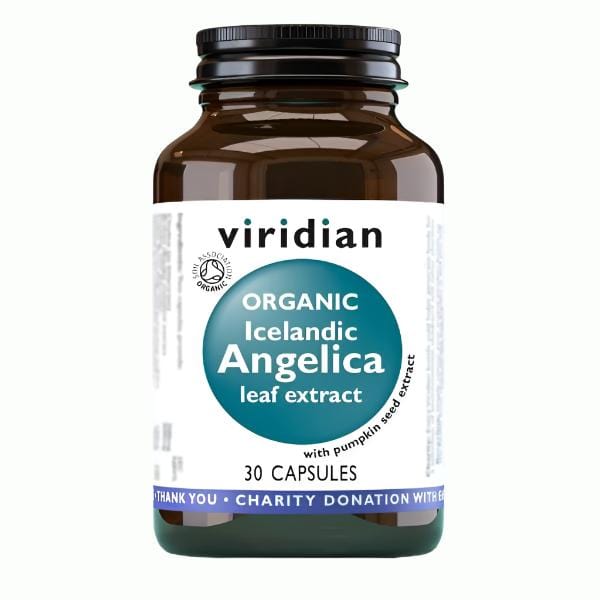 Viridian Organic Icelandic Angelica Leaf Extract 30 Caps