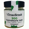 Virtue Brush Peppermint Toothpaste 300 Tabs With Fluoride