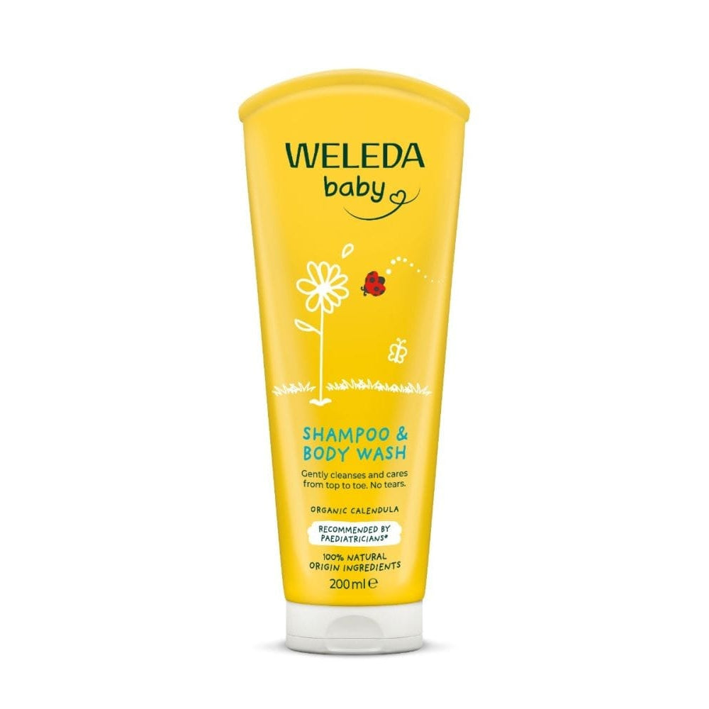 Weleda Calendula Baby Shampoo & Body Wash 200ml