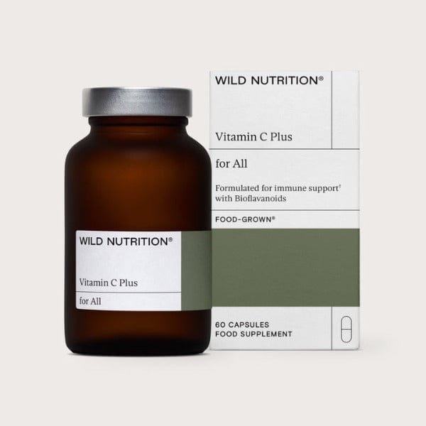 Wild Nutrition Food-Grown® Vitamin C & Bioflavonoids 60 Caps