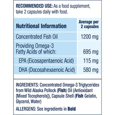 Wiley's Finest Prenatal DHA 60 Softgels