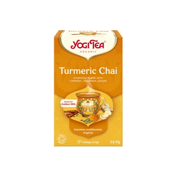 Yogi Turmeric Chai 17 Tea Bags - Down to Earth Healthfood Store