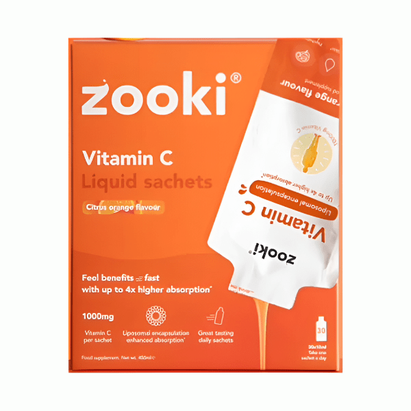 Zooki Vitamin C 1000mg Citrus Sachets