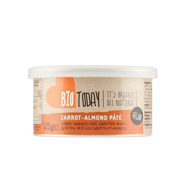 Bio Today Organic Vegan Carrot & Almond Paté 125g