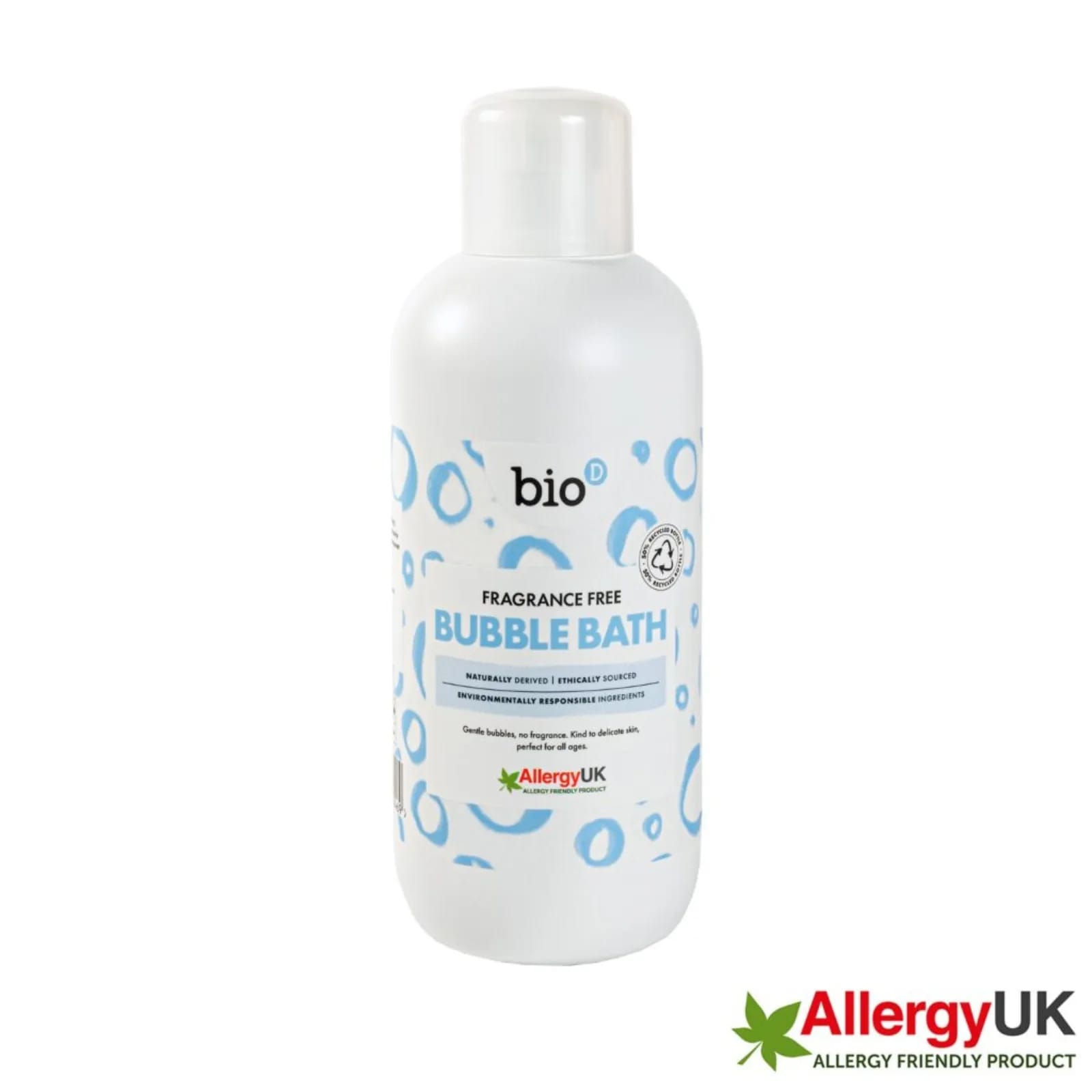 Bio-D Fragrance Free Bubble Bath 1ltr
