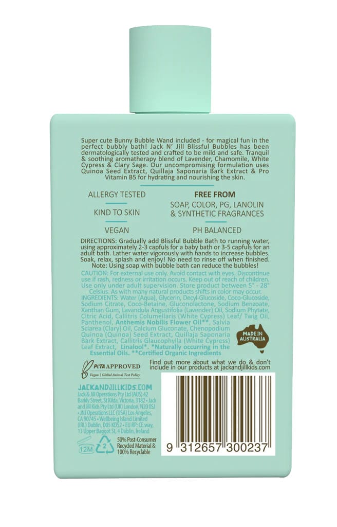 Jack N' Jill Bubble Bath with Bubble Wand 300ml