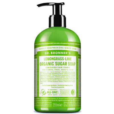 Dr Bronner's Lemongrass & Lime Organic Sugar Soap