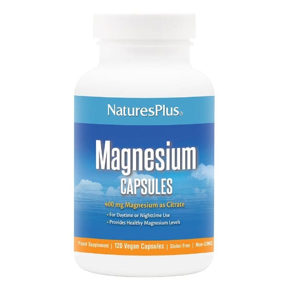 Natures Plus Magnesium 400mg 120 Veg Caps