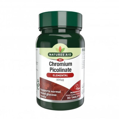 Natures Aid Chromium Picolinate 200ug 90 Tabs