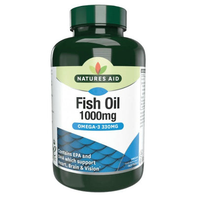 Natures Aid Fish Oil 1000mg 90 Softgels