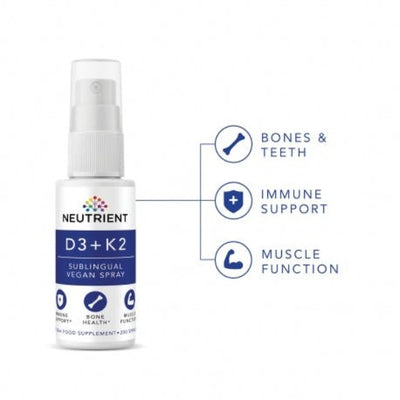 Neutrient™ Vegan D3 + K2 Oral Spray 20ml