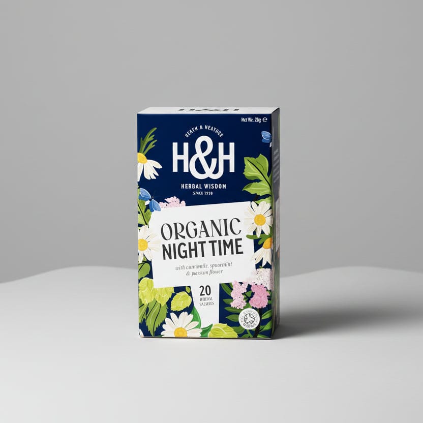 Heath & Heather Organic Night Time 20 Bags