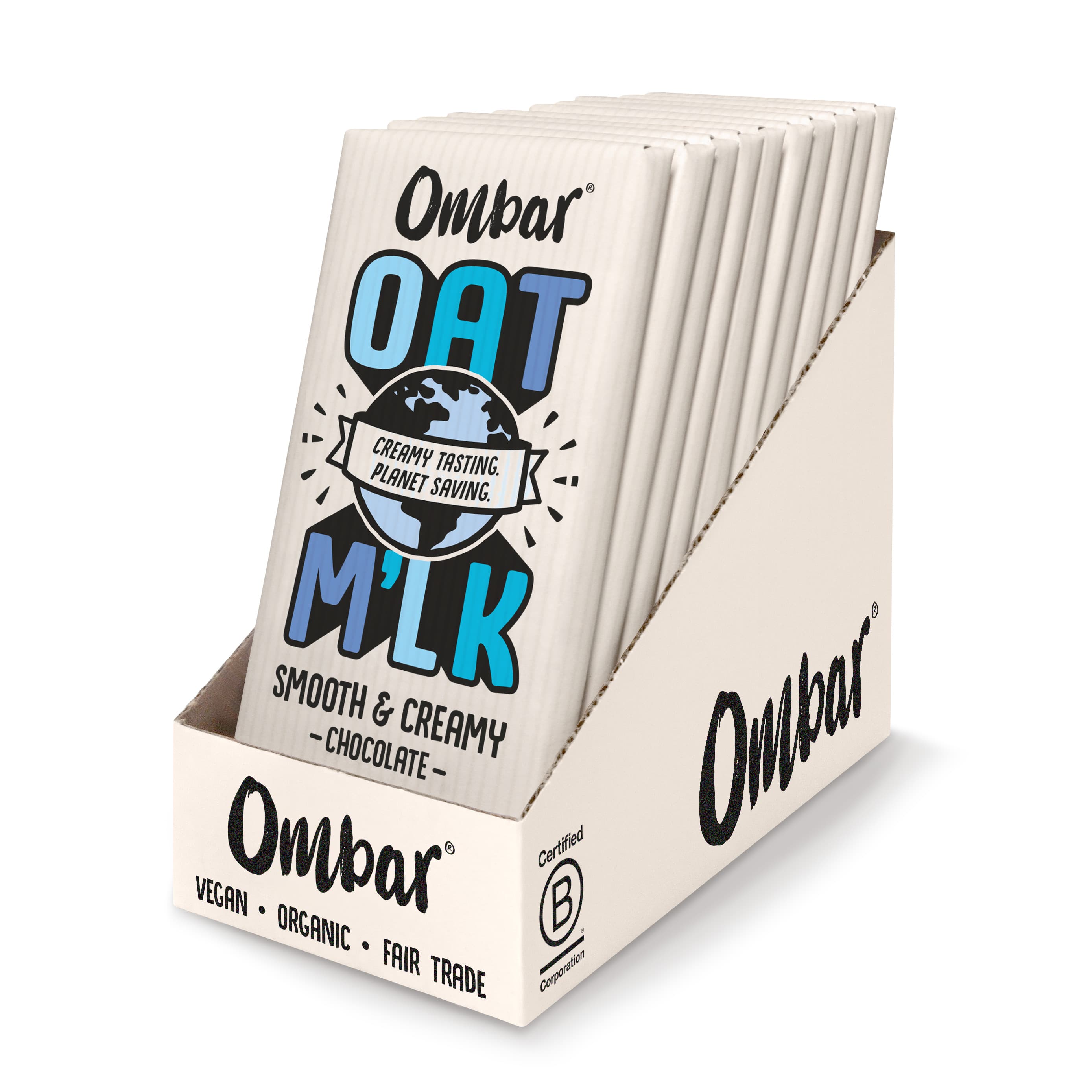 Ombar Organic Vegan Oat M'lk Original Chocolate Bar 70g