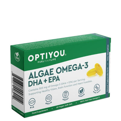 OPTIYOU Algae Omega 3 60 Softgels