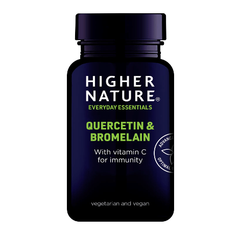 Higher Nature Quercetin & Bromelain 60 Caps