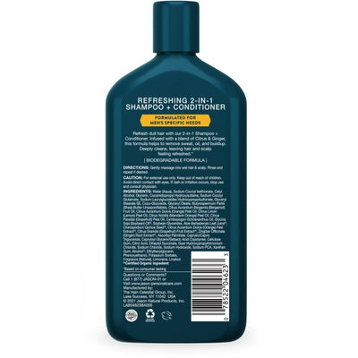 JĀSÖN® Men's Refreshing 2-in-1 Shampoo & Conditioner 355ml