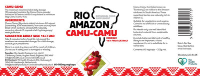 Rio Amazon Camu Camu Extract 500mg 60 Caps