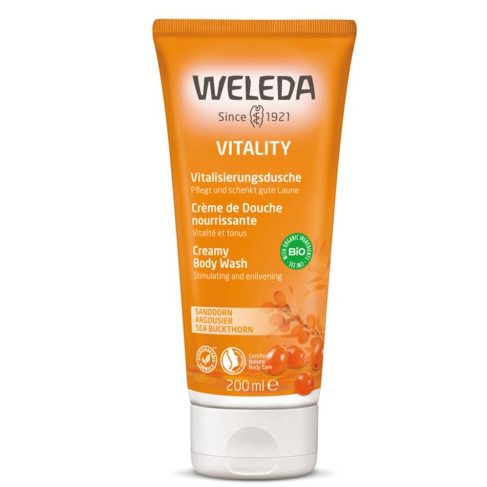 Weleda Vitality Sea Buckthorn Body Wash 200ml