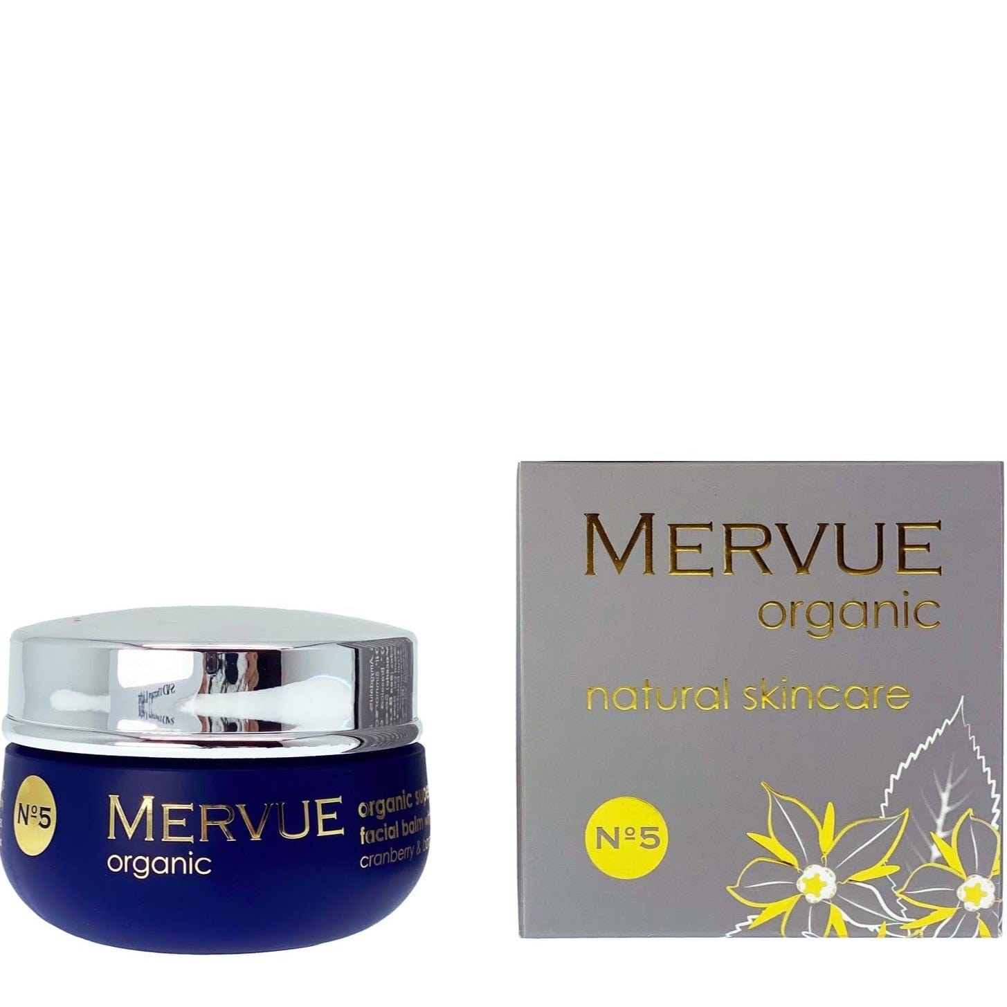 Mervue Organic superfruit facial balm is made from organic plant materials and superfruit extracts sourced from all over the globe.