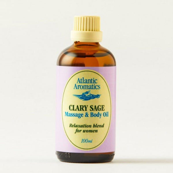 Atlantic Aromatics Clary Sage Massage Oil 100ml
