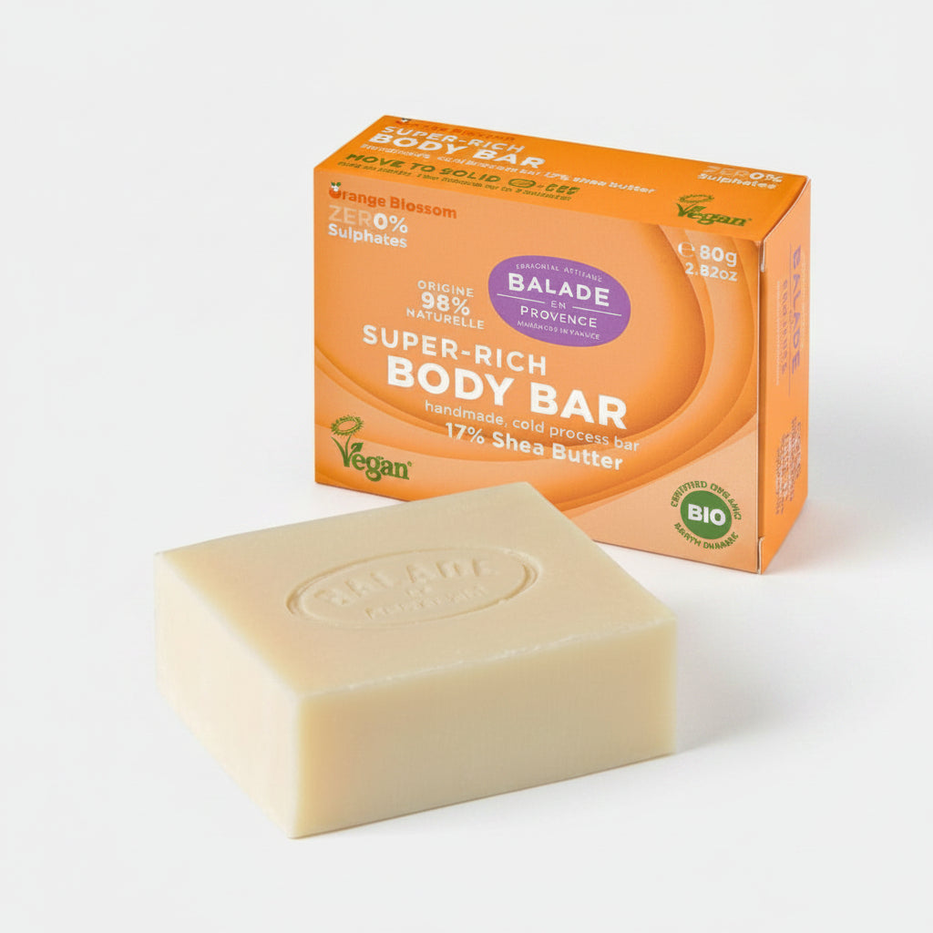 Balade En Provence Vegan Orange Blossom Body Bar 80g